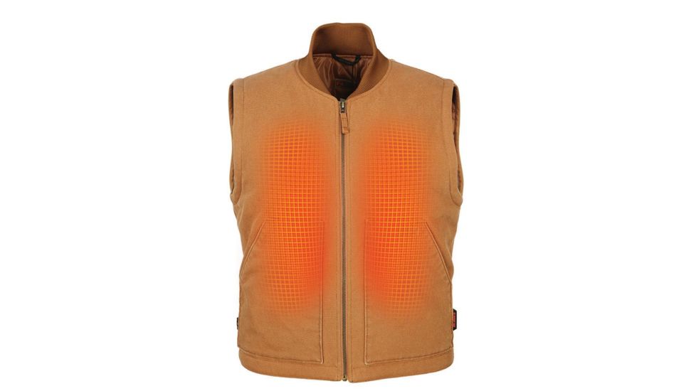 Mobile Warming Foreman Vest - Mens, Tan, Extra Large, MWJ19M17-16-05