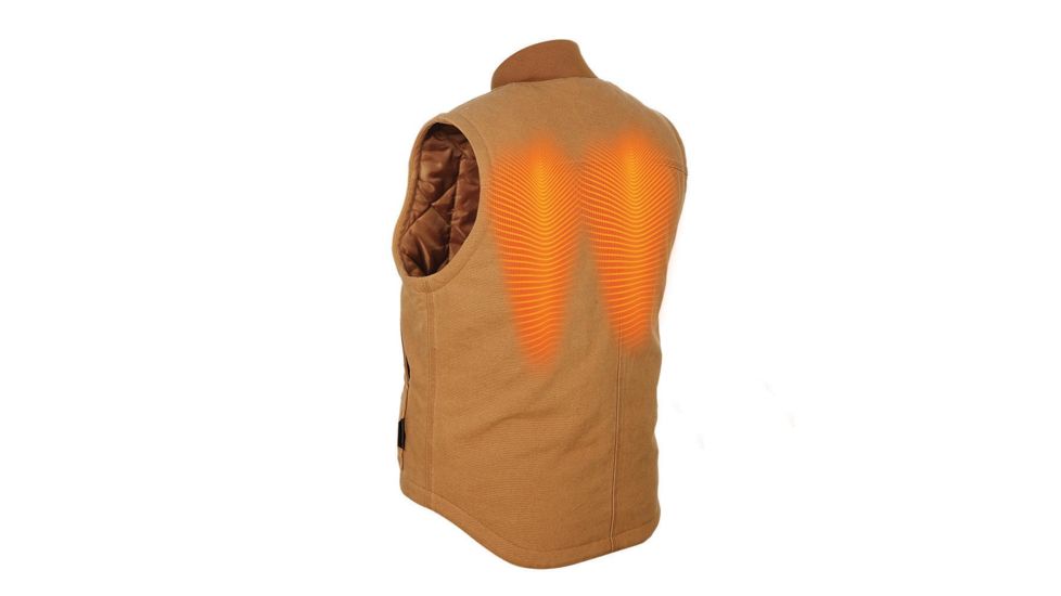 Mobile Warming Foreman Vest - Mens, Tan, Extra Large, MWJ19M17-16-05