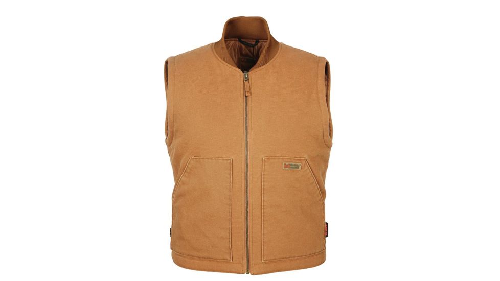 Mobile Warming Foreman Vest - Mens, Tan, Extra Large, MWJ19M17-16-05