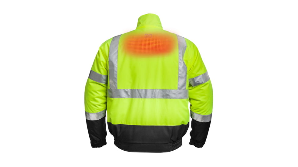 Mobile Warming Hi-Viz Jacket - Mens, Hi-Viz, Extra Large, MWJ19M04-10-05