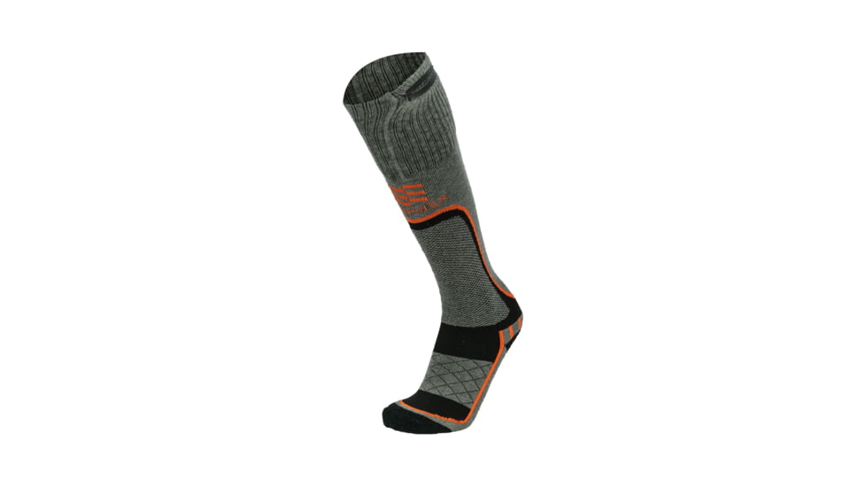 Mobile Warming Premium 2.0 Merino Heated Socks - Mens, Gray/Black, Large, MWMS07010521