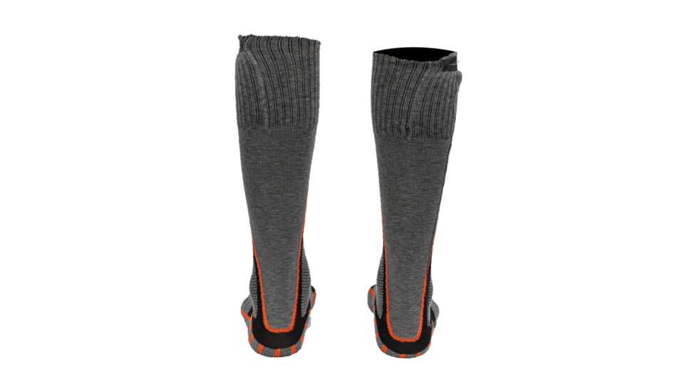 Mobile Warming Premium 2.0 Merino Heated Socks - Mens, Gray/Black, Large, MWMS07010521