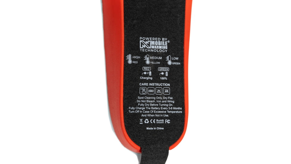 Mobile Warming Standard Heated Insoles, Black, Medium, MWUS08010320
