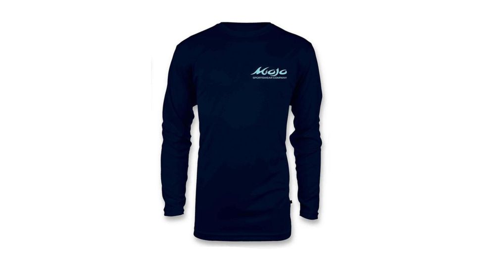 Mojo Sportswear Company Fins Up Tails Down Marlin Scene Wireman X - Mens, Nautical Navy, 2XL, NTCN - 2XL - FNTDMS WRMN X