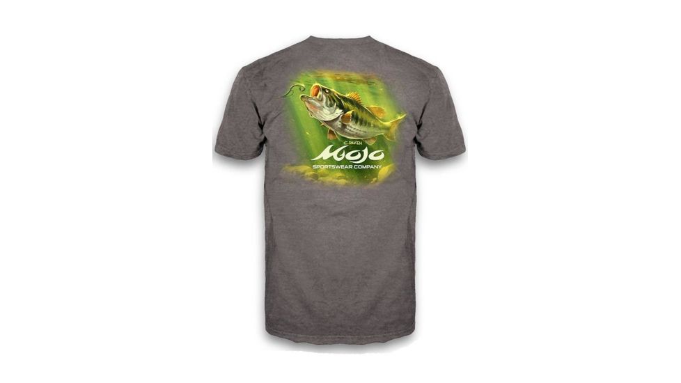 Mojo Sportswear Company Gulp, Slurp, Swallow Bass Scene Wireman X Short Sleeve T-Shirt - Mens, Oyster, 3XL, Oyster - 3XL - GSSBS WRMN X