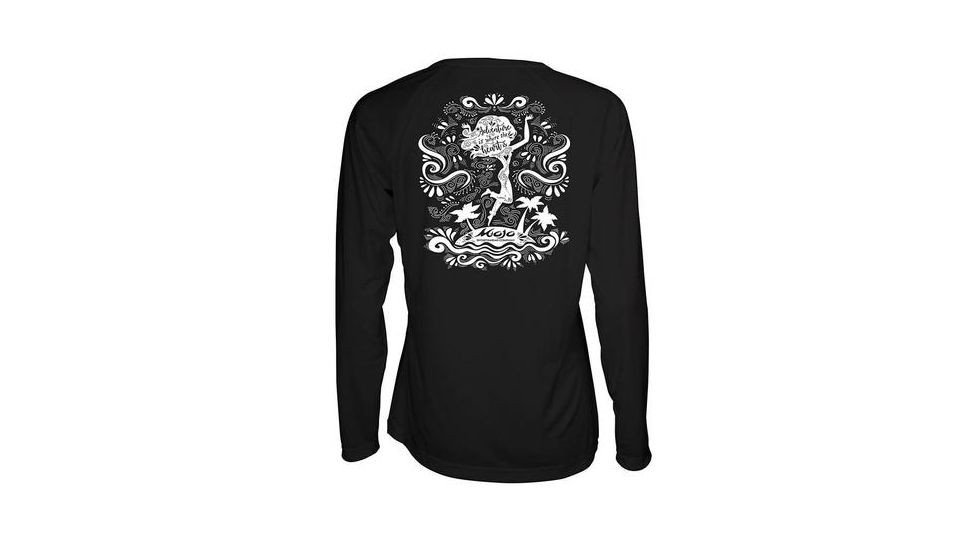 Mojo Sportswear Company Ladies Adventures V-Neck Shirt - Womens, Octopus Ink, 2XL, OCTIN - 2XL - LAVNWRMN