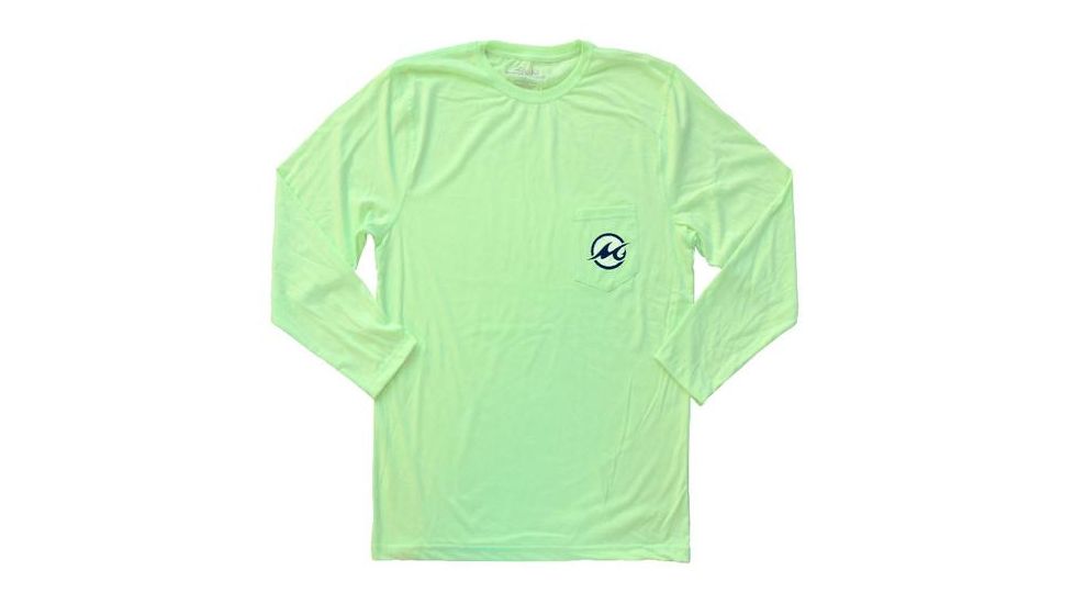 Mojo Sportswear Company Mahi Shatter Tee Long Sleeve - Mens, Sea Oat, Large, Sea Oat - L - MMST LS