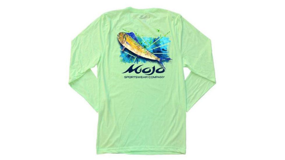 Mojo Sportswear Company Mahi Shatter Tee Long Sleeve - Mens, Sea Oat, Large, Sea Oat - L - MMST LS