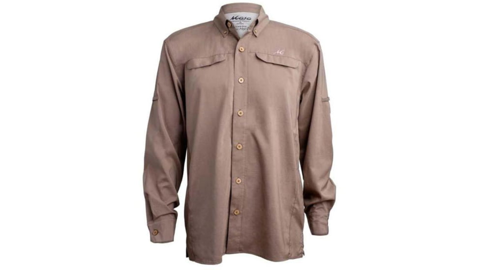 Mojo Sportswear Company Mr. Big Performance Vented Shirt Long Sleeve - Mens, Osprey, Large, Osprey - L - MBPRFVS