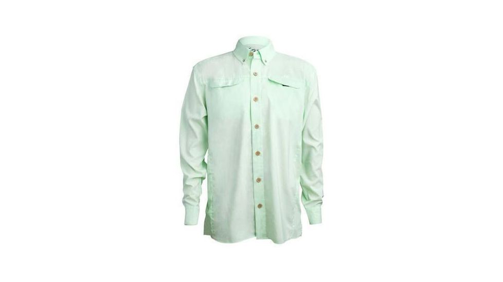 Mojo Sportswear Company Mr. Big Performance Vented Shirt Long Sleeve - Mens, Sea Oat, 4XL, Sea Oat - XXXXL - MBPRFVS