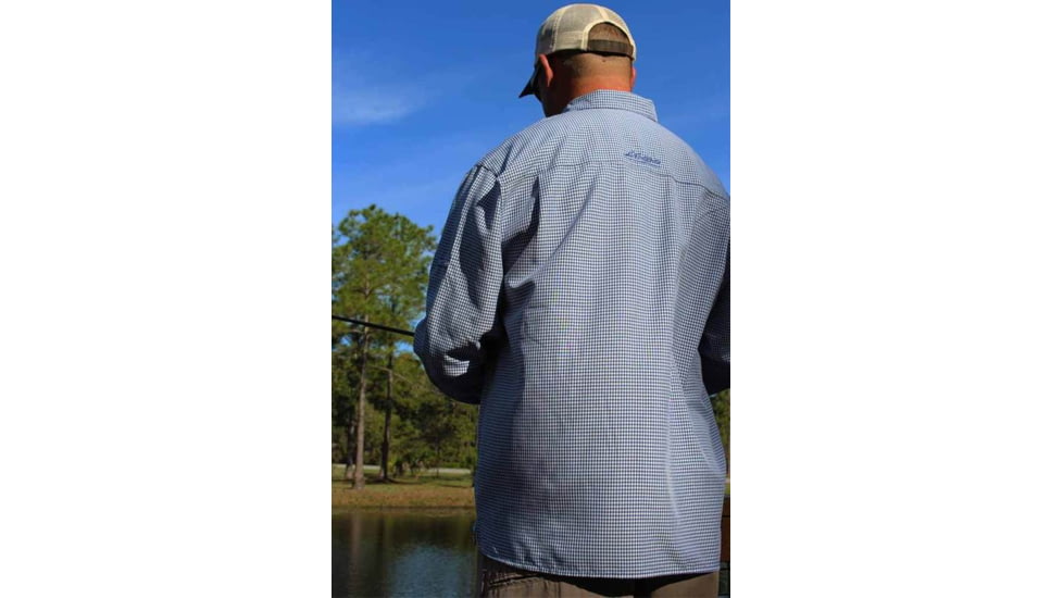 Mojo Sportswear Company Mr. Big Sport Check Performance Shirt Long Sleeve - Mens, Nautical Navy, 3XL, NTCN - XXXL - MBSCPRFSHTLS