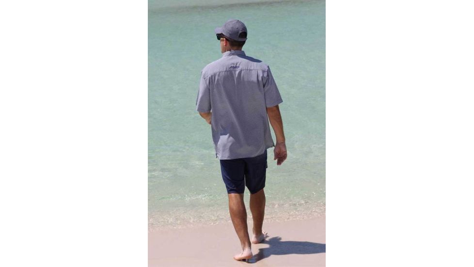 Mojo Sportswear Company Mr. Big Sport Check Performance Shirt Short Sleeve - Mens, Nautical Navy, 4XL, NTCN - XXXXL - MBSCPRFSHTSS