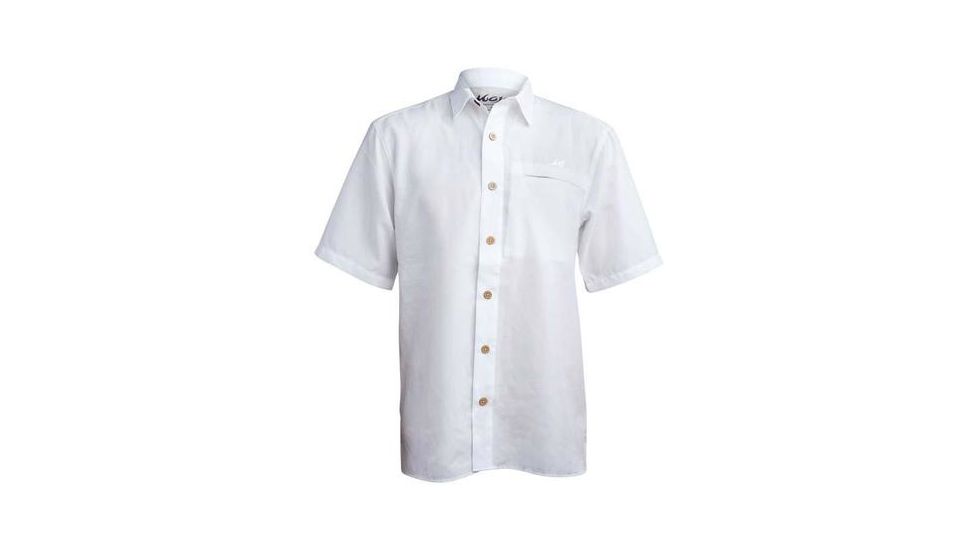 Mojo Sportswear Company Mr. Big Sport Check Performance Shirt Short Sleeve - Mens, White Caps, 2XL, WHTCP - XXL - MBSCPRFSHTSS