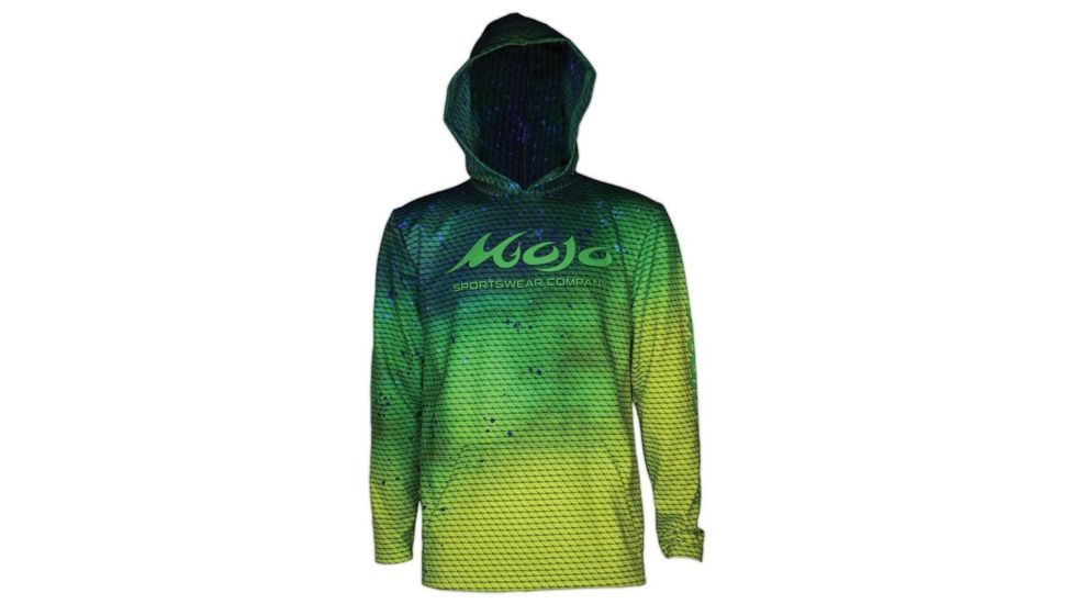 Mojo Sportswear Company Performance Hoodie - Mens, Dolphin, Extra Small, Dolphin - XS - PRF Hoodie