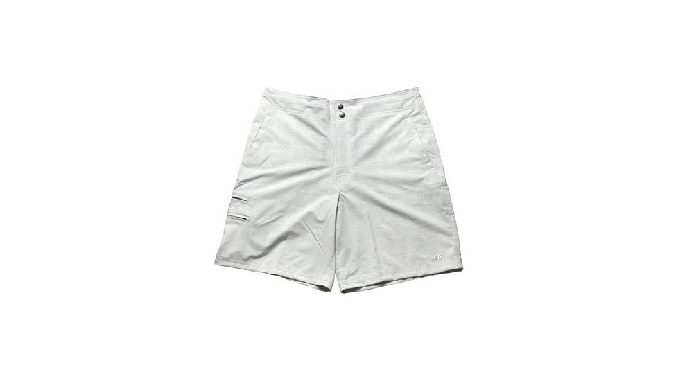 Mojo Sportswear Company Plaid Tec Board Short - Mens, Dune, Large, Dune - L - PLTBS