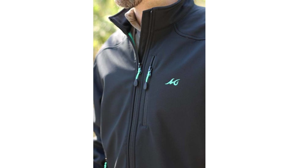 Mojo Sportswear Company Slough Creek Softshell Jacket - Mens, Octopus Ink, Medium, OCTIN - M - SLGSJ