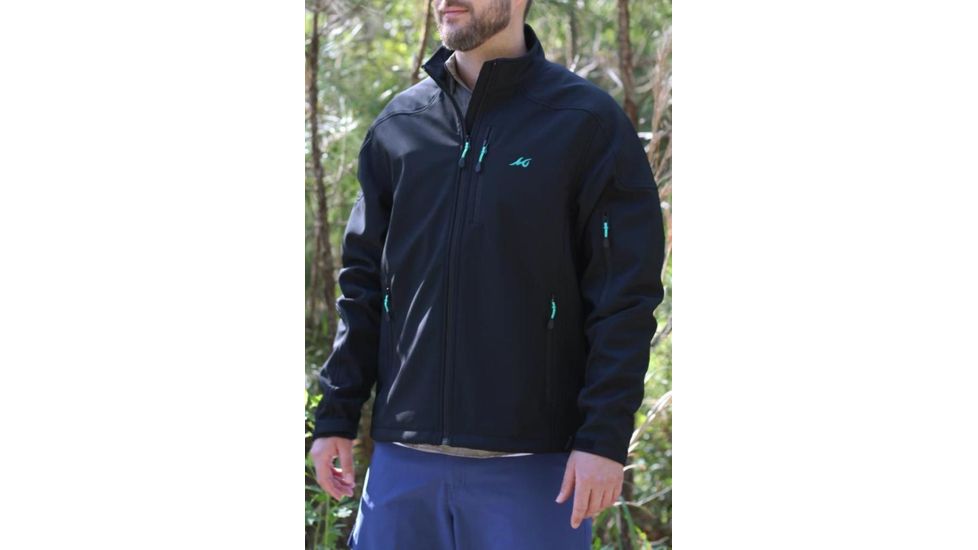 Mojo Sportswear Company Slough Creek Softshell Jacket - Mens, Octopus Ink, Medium, OCTIN - M - SLGSJ