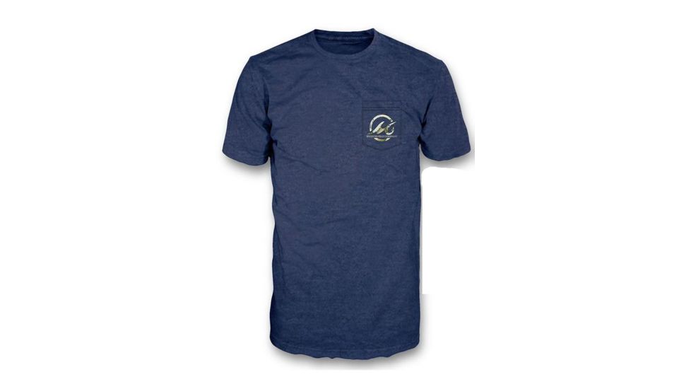 Mojo Sportswear Company Striper Sea Chart Short Sleeve Pocket T - Shirt - Mens, Nautical Navy, 2XL, NTCN - 2XL - MSSCST