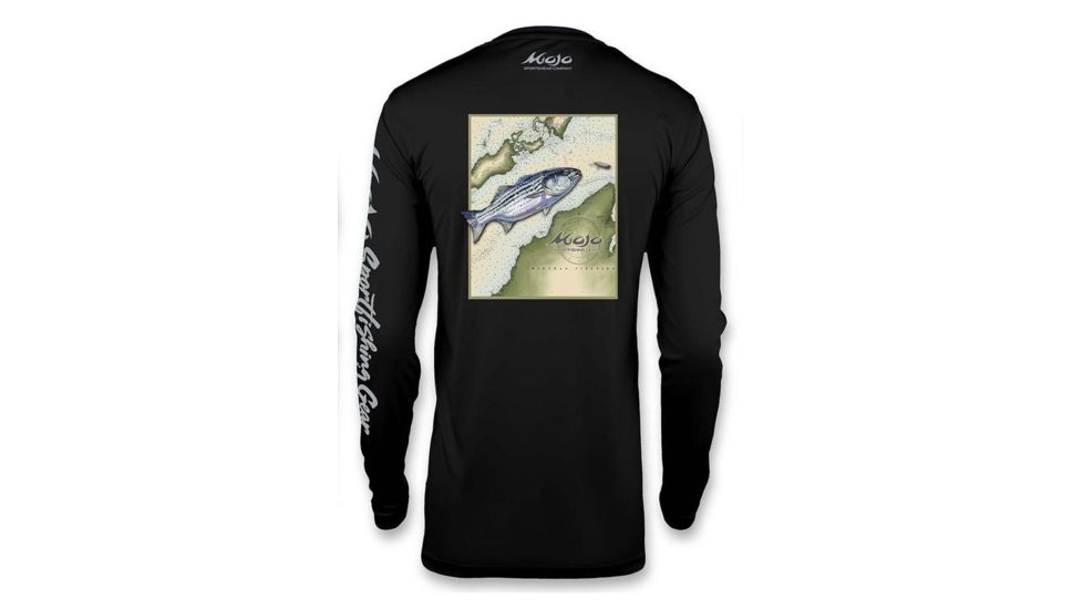 Mojo Sportswear Company Striper Sea Chart Wireman X Shirt - Mens, Octopus Ink, Extra Large, OCTIN - XL - SSCWRMNX