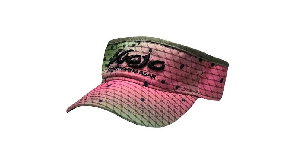 Mojo Sportswear Company Sublimated Visor - Mens, Rainbow Trout, One Size, RBW Trout - OS - MSV