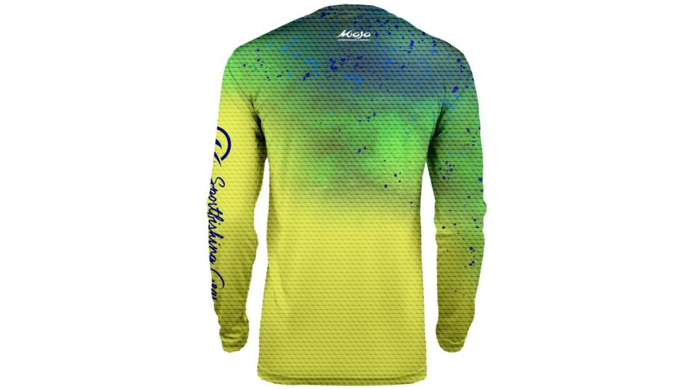 Mojo Sportswear Company Sublimated Wireman Dolphin - Mens, White, Large, White - L - SWRMNMD