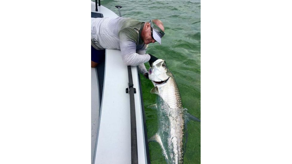 Mojo Sportswear Company Sublimated Wireman Tarpon Shirt - Mens, White, 2XL, White - XXL - SWRMNMT