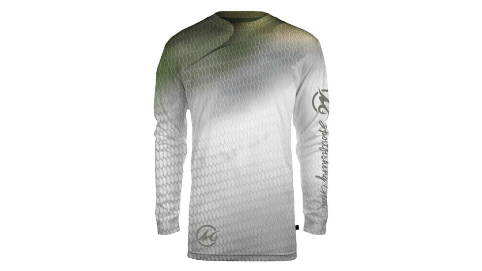 Mojo Sportswear Company Sublimated Wireman Tarpon Shirt - Mens, White, 2XL, White - XXL - SWRMNMT