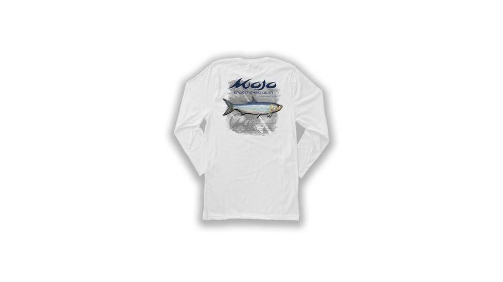 Mojo Sportswear Company Tarpon Tee - Mens, White Caps, 2XL, WHTCP - 2XL - MJTT
