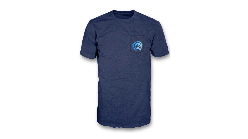 Mojo Sportswear Company They Call Him Lightning Short Sleeve Pocket T - Shirt - Mens, Nautical Navy, 2XL, NTCN - 2XL - MSTHLSP