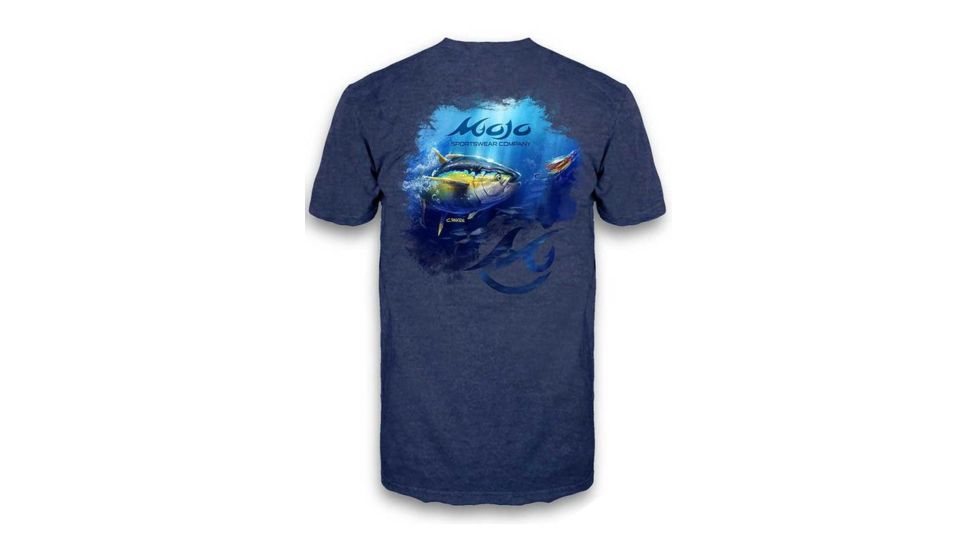 Mojo Sportswear Company They Call Him Lightning Short Sleeve Pocket T - Shirt - Mens, Nautical Navy, 2XL, NTCN - 2XL - MSTHLSP