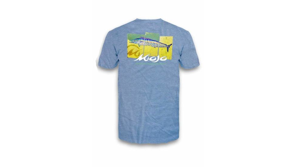 Mojo Sportswear Company Wahoo Panels Tee - Men's, Heron Blue, Large, HRNBL - L - MWPT