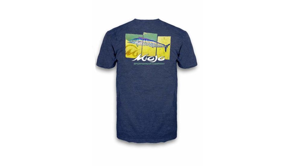 Mojo Sportswear Company Wahoo Panels Tee - Mens, Nautical Navy, Extra Large, NTCN - XL - MWPT