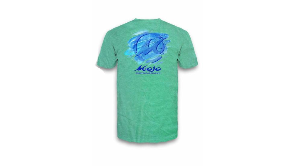 Mojo Sportswear Company Watermark Logo Tee - Mens, Tidewater, 2XL Tidewater - 2XL - Mojo Watermark Logo Tee