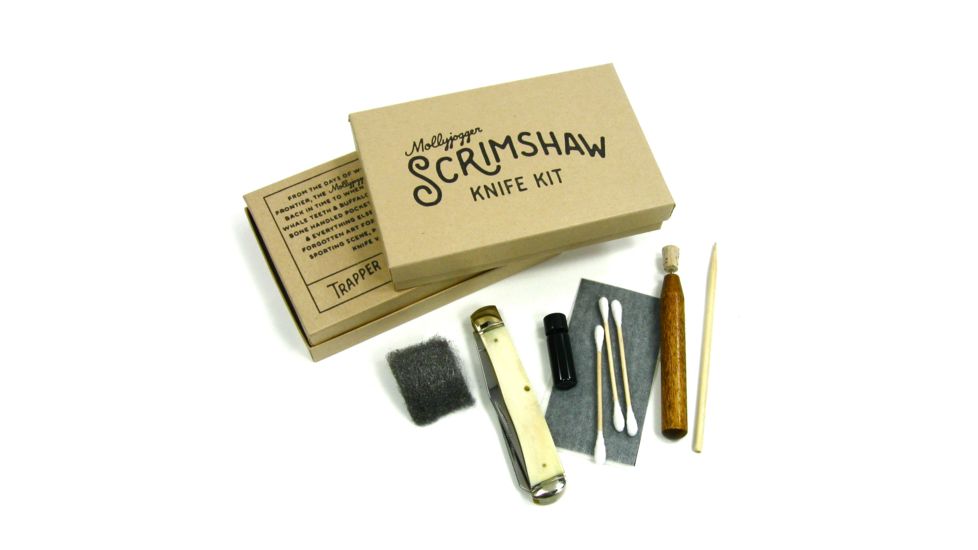 Scrimshaw Knife Kit - Trapper Edition