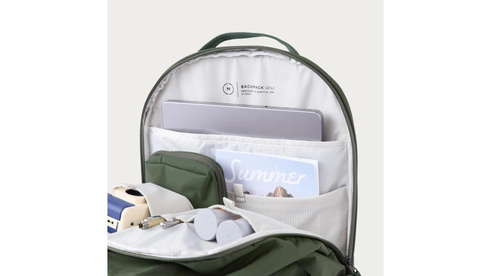 Moment 21L Everything Backpack, Olive, 106-191