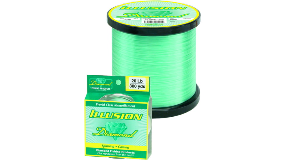 Momoi Illusion Co-Polymer Mono Line 20lb 3360yd Mystic Green 1lb, 40005