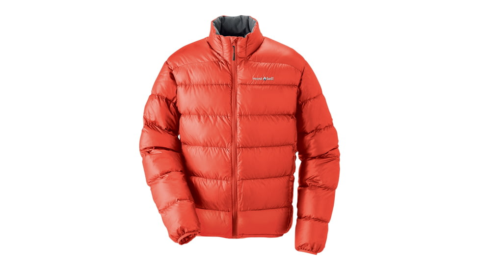 Mont Bell Alpine Light Down Jacket - Men's-Red Brick-Large