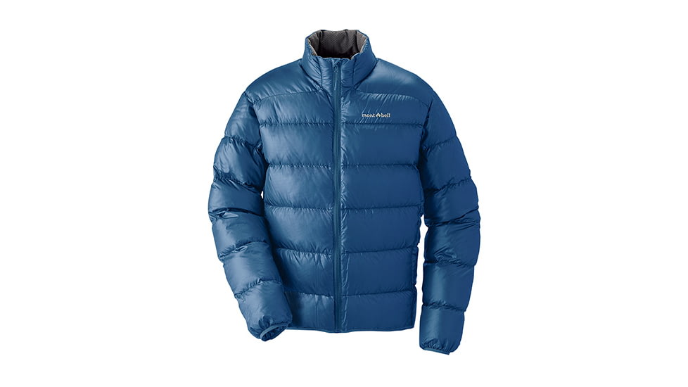 Mont Bell Alpine Light Down Jacket - Men's-Medium-Gray