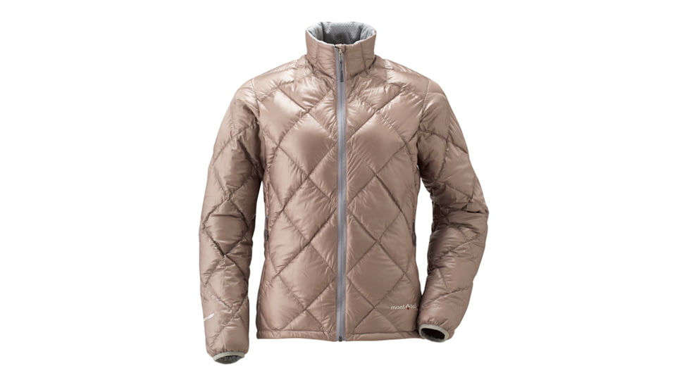 Mont Bell Alpine Light Down Jacket - Women's-Rose Grey-Medium