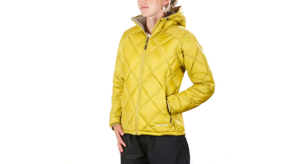 Mont Bell Alpine Light Down Parka - Women's-Small-Citron Yellow