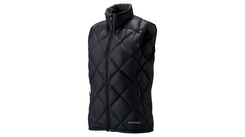 Mont Bell Alpine Light Down Vest - Women's-Black-Small