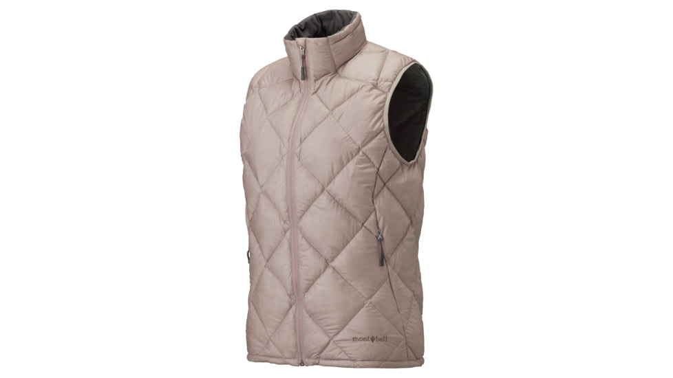 Mont Bell Alpine Light Down Vest - Women's-Pink Beige-Large