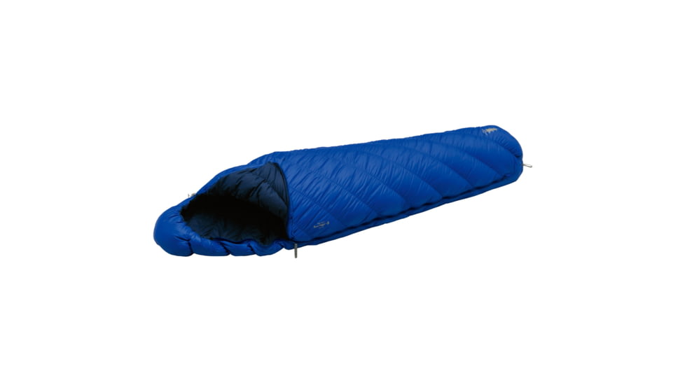 Mont Bell Down Hugger 650 #5 Sleeping Bag 650-fill Down-Blue Ridge-Regular-Right
