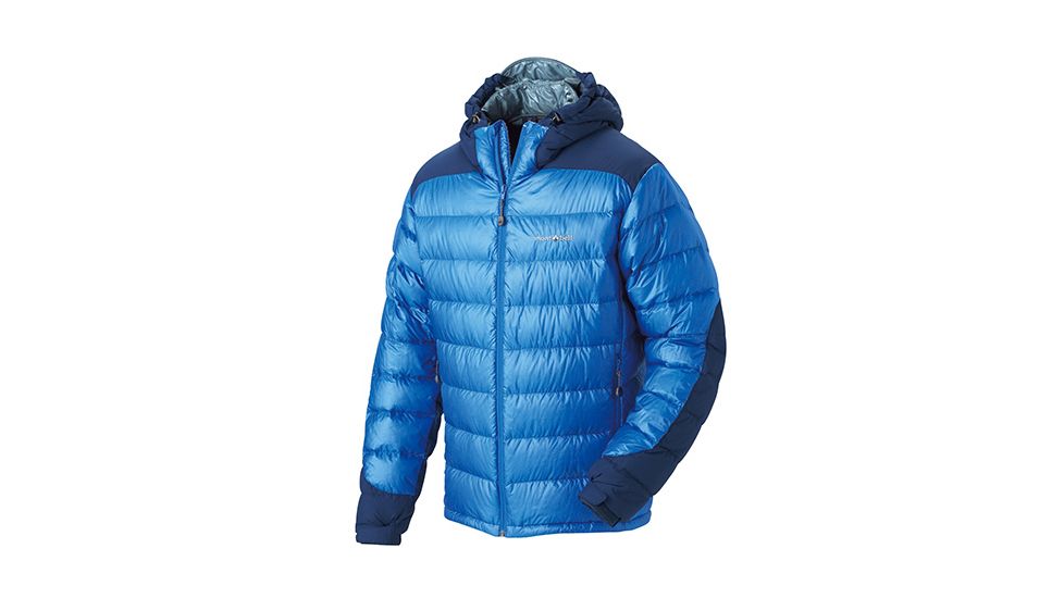 Mont Bell Frost Smoke Parka - Dark Navy/Primary Blue- X- Large