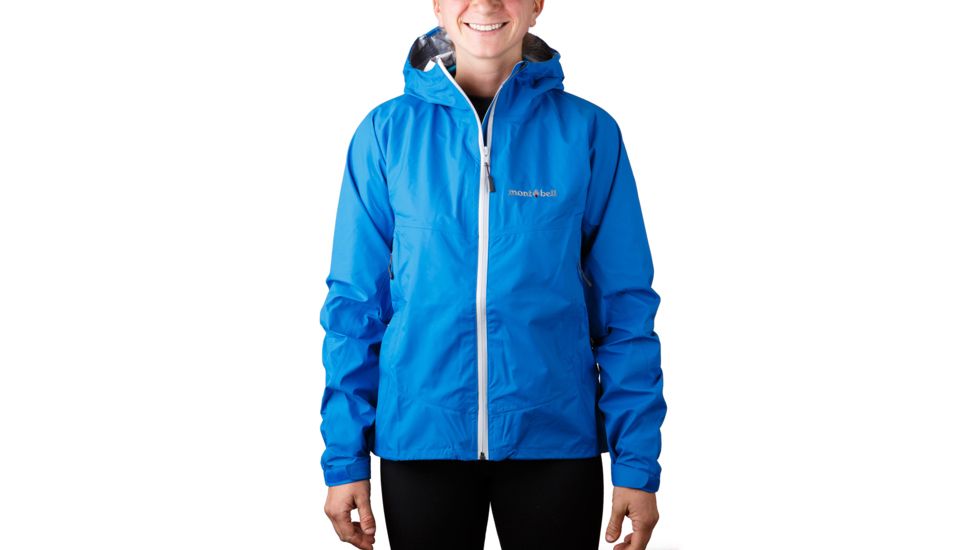 Mont Bell Rain Trekker Jacket - Women's-Blue-Small
