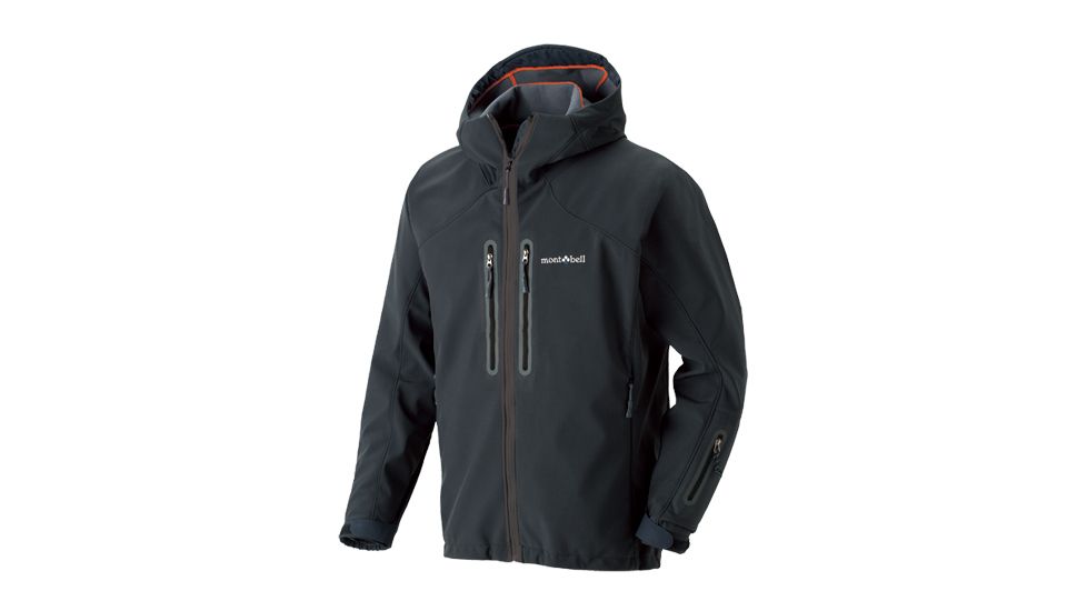 Mont Bell Snow Banshee Hoodie - Men's-Black-X-Large