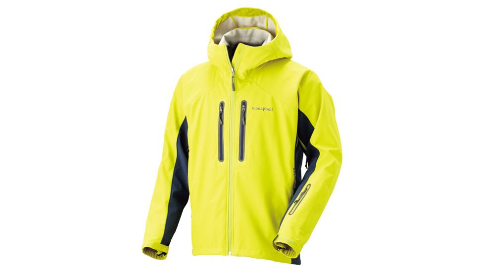 Mont Bell Snow Banshee Hoodie - Men's-Citron Yellow-X-Large