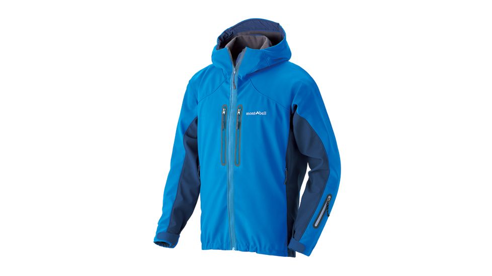 Mont Bell Snow Banshee Hoodie - Men's-Pure Blue-X-Large