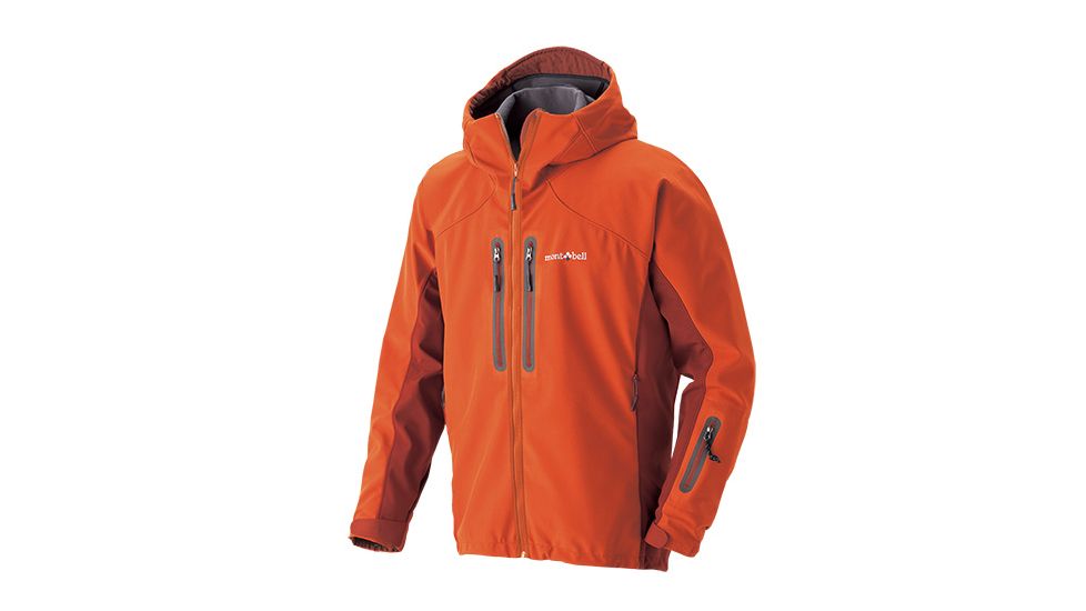 Mont Bell Snow Banshee Hoodie - Men's-Terracotta-X-Large