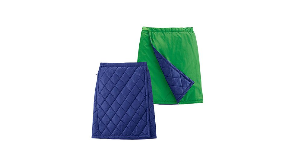 Mont Bell Thermawrap Skirt - Women's-Small-Ink Blue/Spearmint